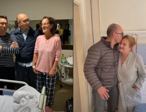 patients heureux souffrant de hernie discale