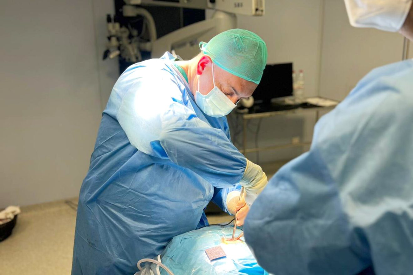 Neurosurgery6  痛みの手術 19歳女性の三叉神経痛を手術しました。術後痛みは消失した様子です